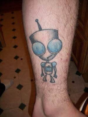 gir robot tattoo more cartoon tattoo here Posted by agus at 150 AM