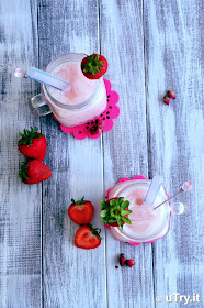 Check out how to make this whimsical Strawberry Rose Milk Tea with Rainbow Boba!  It's refreshing and delicious.  You'll be surprised how easy it is to prepare.   http://uTry.it