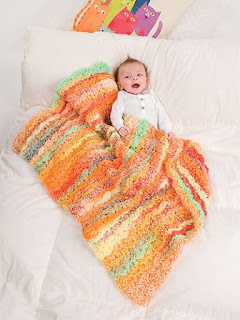 Crochet super simple baby afghan pattern