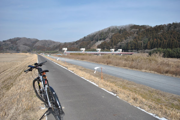 久慈川左岸から辰ノ口堰