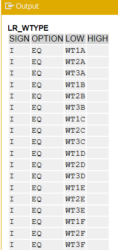 How to add two or more fields in a range table with FOR Expression