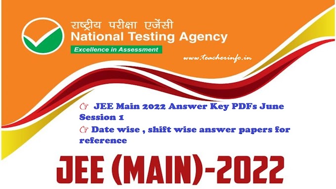 JEE MAINS SESSION 1 ANSWER KEY RELEASED 