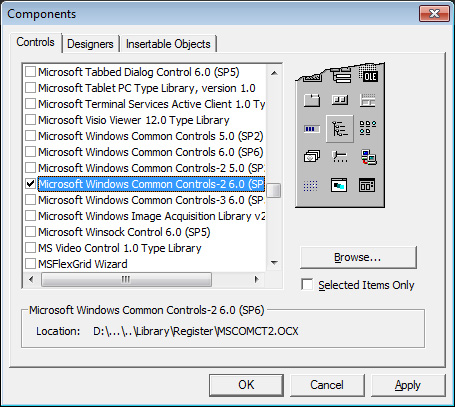 Menggunakan Komponen MonthView Pada Input Textbox Jenis Tanggal