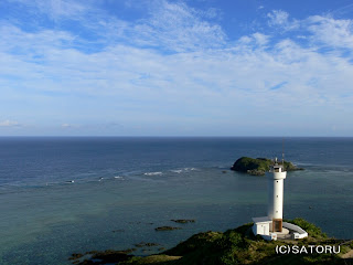 石垣島の平久保灯台 風景写真