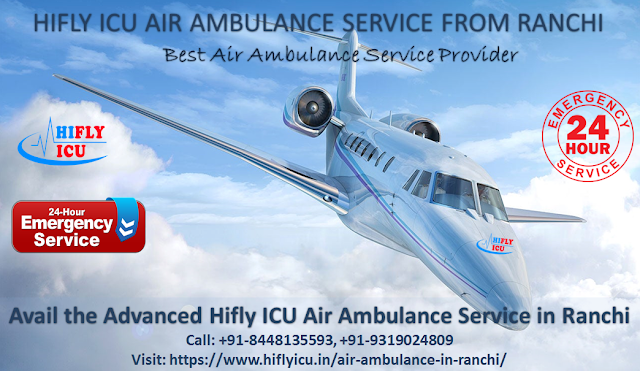 Air Ambulance in Ranchi