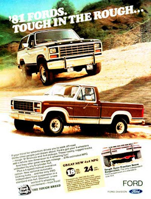 1979 Ford F100 Pickup Truck original vintage advertisement Ford Pickups