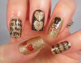 Incoco Dear Diary + Sweet On You Accent Nails