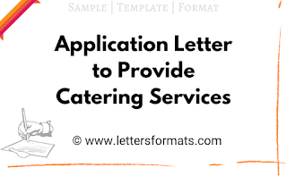 how to write a proposal letter for catering services
