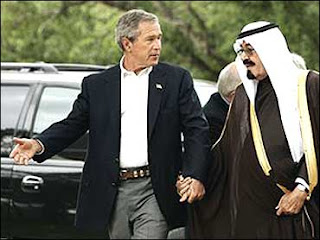 Bush with Saudi king