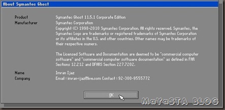 MaYaSTA BLOG - Cloning antar Hard disk
