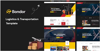 Bondor Logistics & Transportation HTML Template Free Download