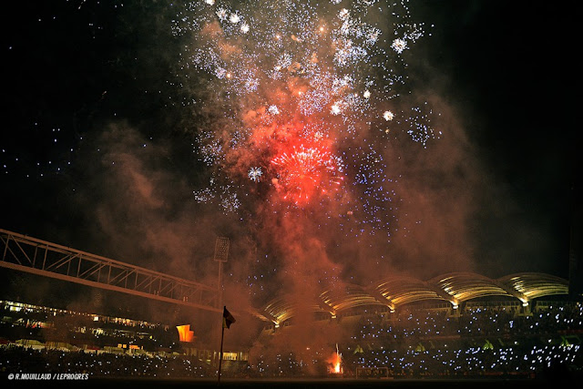 Le stade de Gerland, théâtre d'un très beau derby pour le dernier opus en soin sein.