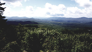 Vue à partir du mont Chagnon