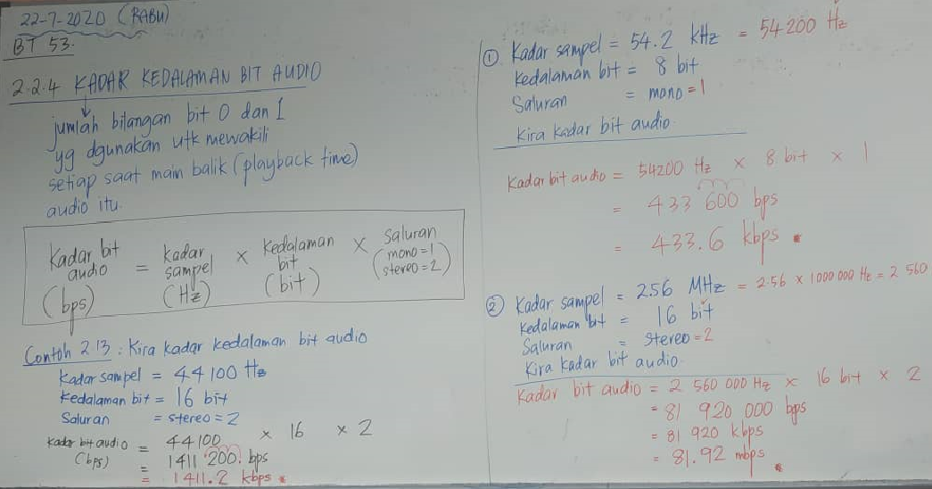 SAINS KOMPUTER & ASAS SAINS KOMPUTER: ASK T1 : NOTA 