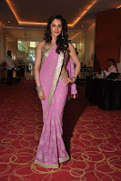 Isha, Koppikar, In, A, Pink, Saree