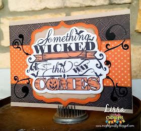 Something Wicked card for Miss Kate Cuttable by Lissa