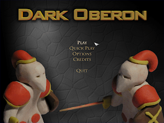 Dark Oberon - menu principal