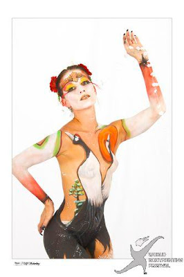 italian body painting festival