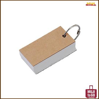 ( muji japan ) THẺ FLASHCARD 100 TỜ