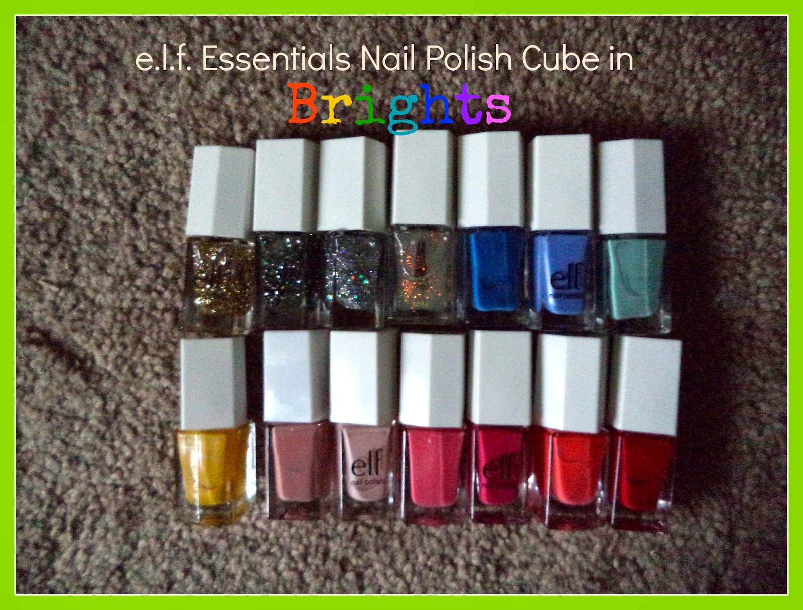 e.l.f. Cosmetics Holiday 14-piece Nail Cube - Limited Edition - Reviews |  MakeupAlley