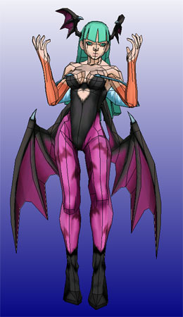 Darkstalkers Morrigan Papercraft