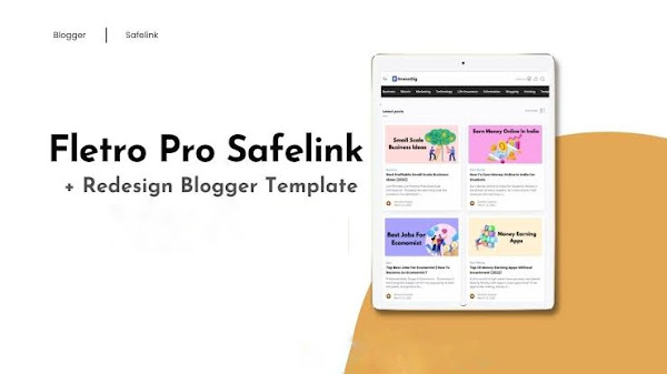 Fletro Pro Safelink Premium Blogger Template