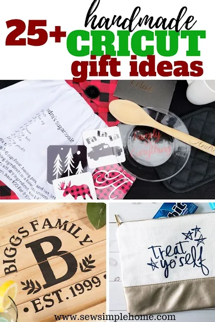 Perfect list of DIY Christmas gift ideas to create using your Cricut Maker or cutting machine. #ad #cricutcreated