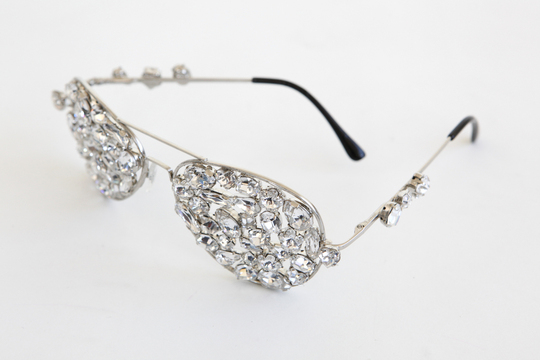 Crystal Aviator Glasses By Michael Schmidt