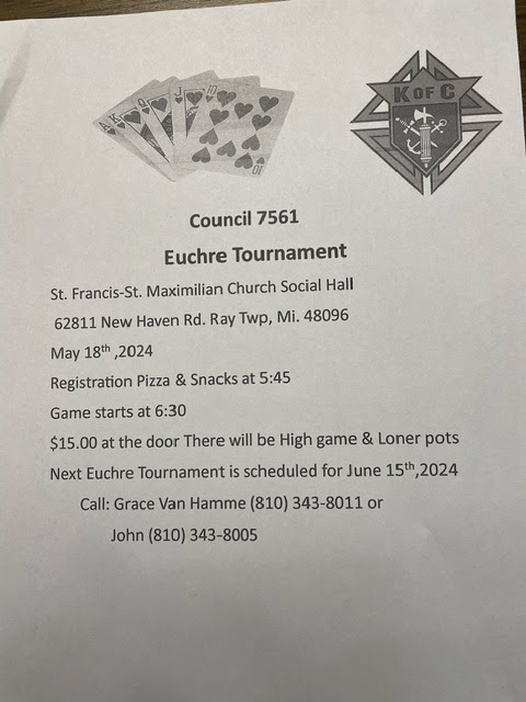 Euchre Tournament