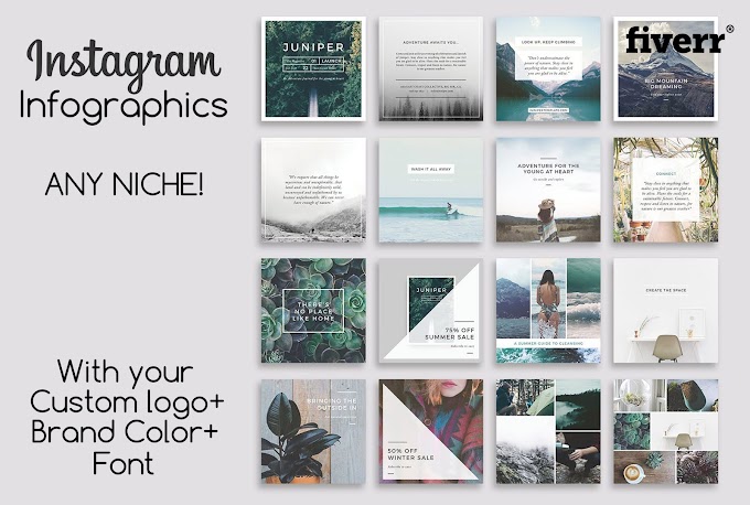 Custom Instagram Infographics Gig Fiverr Description