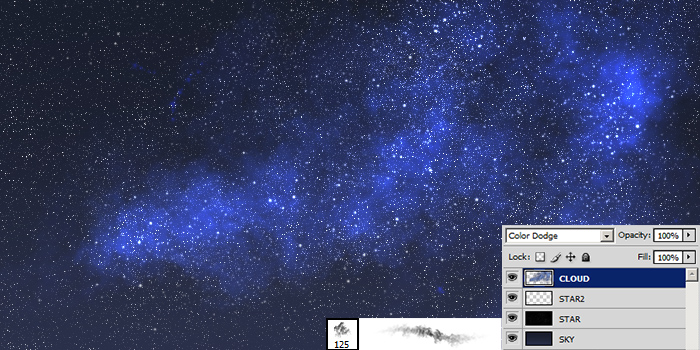 photoshop starfield tutorial