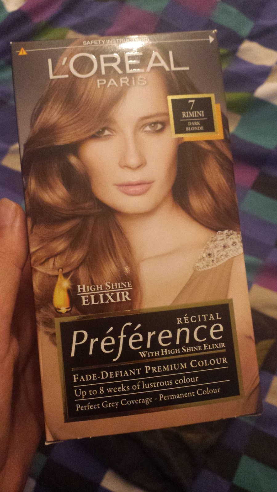 Loreal Recital Preference Hair Dye In Shade 7 Rimini Dark Blonde Review