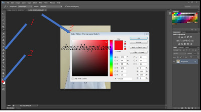 cara  mudah merubah warna background  foto dengan photoshop cs6 