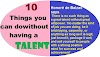 10 Things you can do if you don't have a Talent