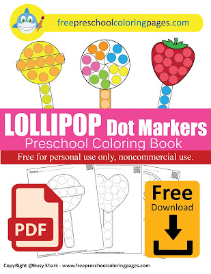 lollipop dot markers free preschool printables for kids to improve fine motor skills