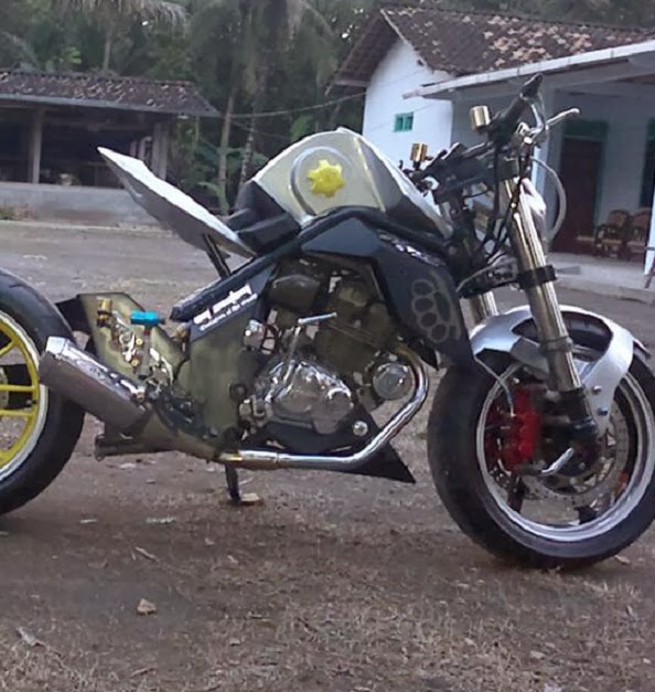 Honda Tiger Modifikasi StreetFighter