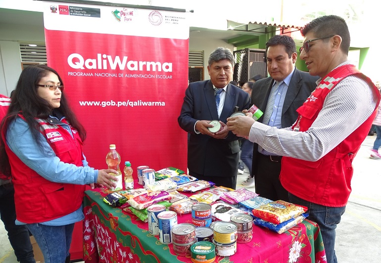 Qali Warma supervisó servicio alimentario en el inicio del año escolar 2023