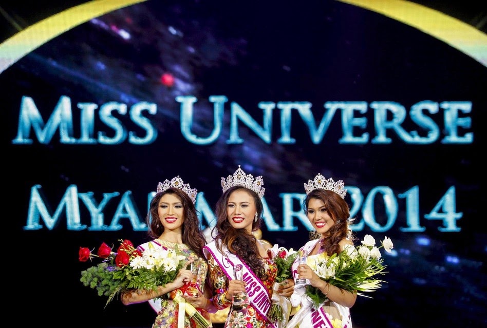 Miss Universe Myanmar 2014 winner Sharr Htut Eaindra