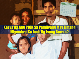 Most Filipino workers usually earn more or less P10-15K monthly, some earn even less. It is where they get their budget for every need of their family— their daily expenses, payment for rent, mortgages, bills and everything. That is the reason why many Filipinos try their luck in applying for jobs abroad in search of greener pasture. With salary much bigger than they could get compared to local jobs, overseas Filipino workers (OFW) were forced to leave their family behind and work abroad.  But according to a statement from National Economic Development Authority (NEDA), P10,000 is enough for a family of five to live a decent life. Advertisement        Sponsored Links       In a sample household budget cited by NEDA, P3,834 is enough to feed the same family of five for 30 days.   NEDA figure said that P127 per day could be enough to feed the entire five persons for a month.  However, labor groups do not agree with the statement released by NEDA deeming it as inaccurate and flawed.   Edillon already issued a clarification and said that her statement was taken out of context.  The number was simply a “hypothetical figure” to show how a family of five can apportion the money to certain commodities, she said in a separate interview on “Dobol B sa News TV”.  The P127 a day for food expenses for a family of five is a very low government standard, Tanjusay said.  The government must set the standard at a modest and acceptable level after reflecting the realities on the ground, Tanjusay noted.  The living standard for a Filipino family of five should be P1,200 a day and P400-P600 a day of the amount should go to food expenses alone, the group said.  READ MORE: Do You Want College Scholarship? Check This Out Now!    What Is SSS PESO Fund And How You Can Invest In It  No HSWs Has Been Sent To Kuwait Yet After Lifting Of Ban    In Demand College Courses Which Only A Few Take Up    OFWs Must Save, Get Insurance And Have An Investment