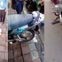 1X Anda Sebarkan Sudah Menyelamatkan Ribuan Nyawa Di Dunia, Rok Panjang Tersangkut Gir dan Tewas. 