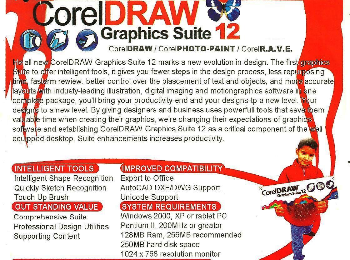 Download Free Corel Draw Graphics Suite 12!