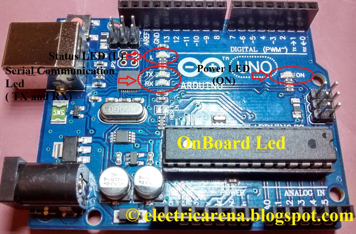Arduino Onboard embedded LED's Their Function and Color | Electric Arena