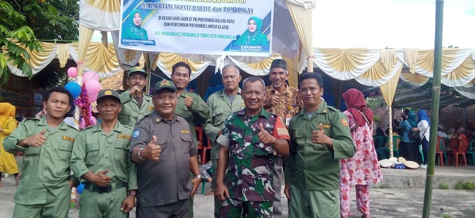 Prabumulih 16 Januari 2023 Peringatan hari jadi ke-17 tahun posyandu anak Pipit dan Peresmian Posyandu Lansia glatik di Rw 04 kelurahan prabu jaya di hadiri langsung oleh ibu ketua PKK Kota Prabumulih, Camat Prabumulih Timur, Lurah serta perangkat kelurahan prabu Jaya