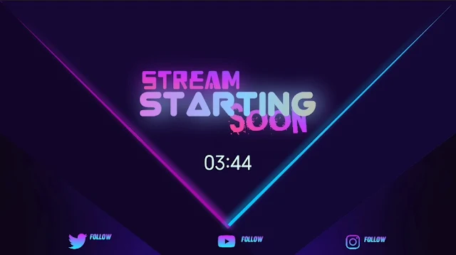 stream starting soon template free download