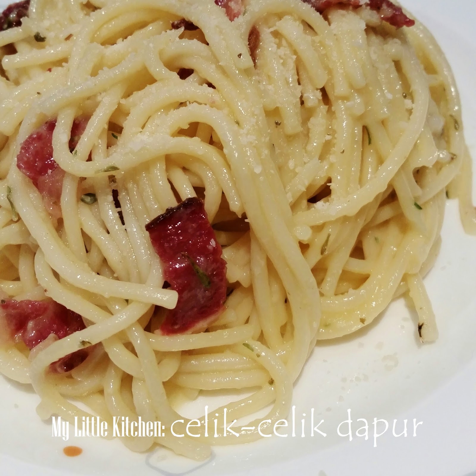 Resepi Spaghetti Carbonara Paling Simple - Agustus H