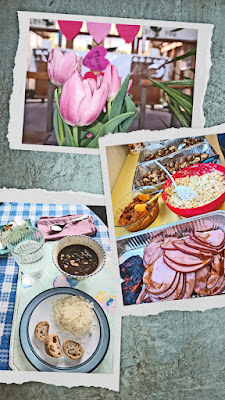 easter tulips and dinners