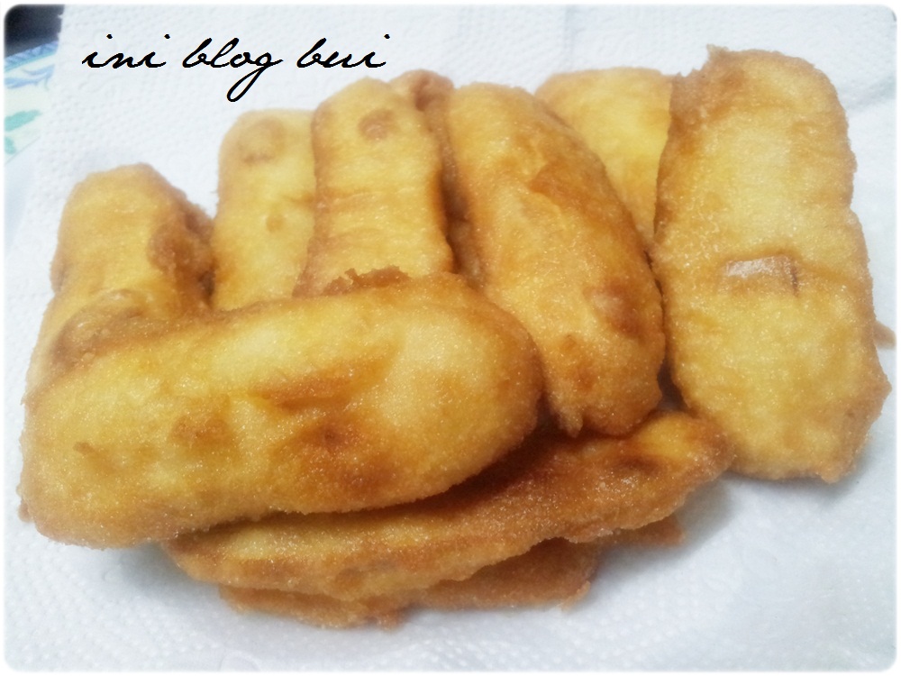 Ini Blog Bui: Cara Membuat Cucur Pisang Cheese