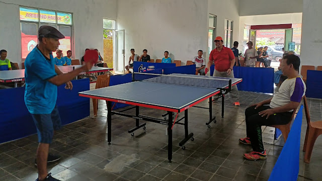 Ajang Silaturahmi, Kopibara Gelar Turnamen Tenis Meja