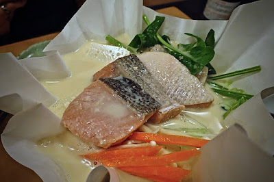 Hokkaido Izakaya, miso milk salmon nabe