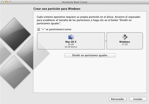 Crear partición en Windows